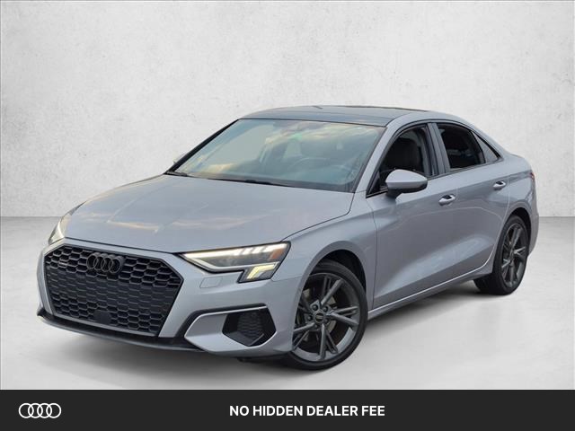 Florett Silver Metallic 2024 Audi A3 Sedan All-Wheel Drive Automatic