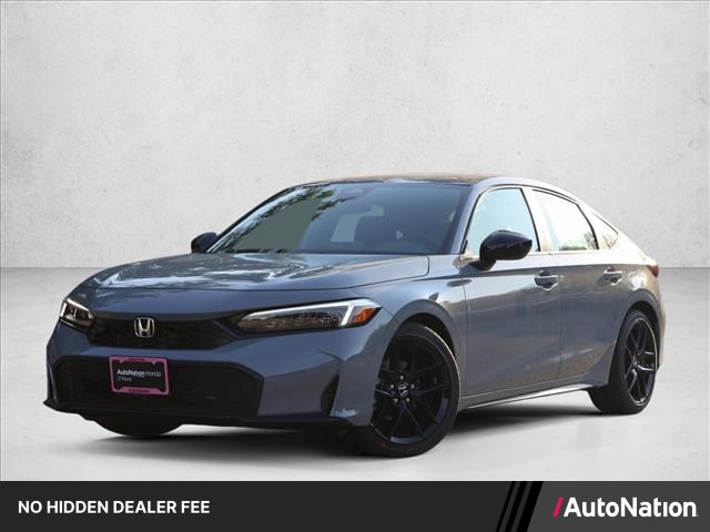 Urban Gray Pearl 2026 Honda Civic Hatchback Hatchback Front-Wheel Drive Continuously Variable Transmission
