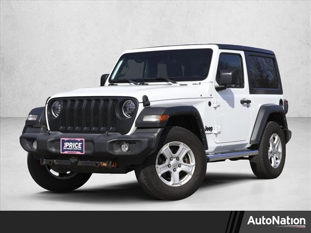 Bright White Clearcoat 2023 Jeep Wrangler Sport S 2-Door 4WD SUV / Crossover Four-Wheel Drive 6-Speed Manual