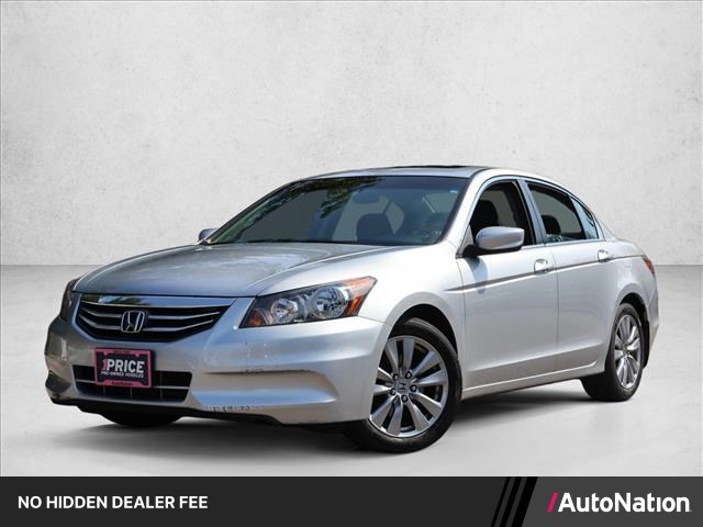 Alabaster Silver Metallic 2012 Honda Accord Sedan Front-Wheel Drive 5-Speed Automatic