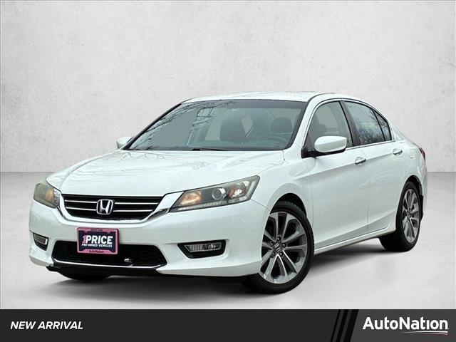 White 2013 Honda Accord Sport Sedan Front-Wheel Drive Automatic