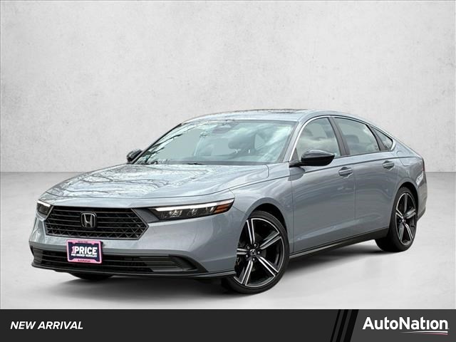 Urban Gray Pearl 2023 Honda Accord Hybrid Sport FWD Sedan Front-Wheel Drive Automatic