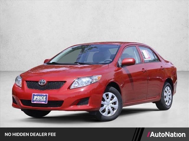 Barcelona Red Metallic 2010 Toyota Corolla LE Sedan Front-Wheel Drive Automatic