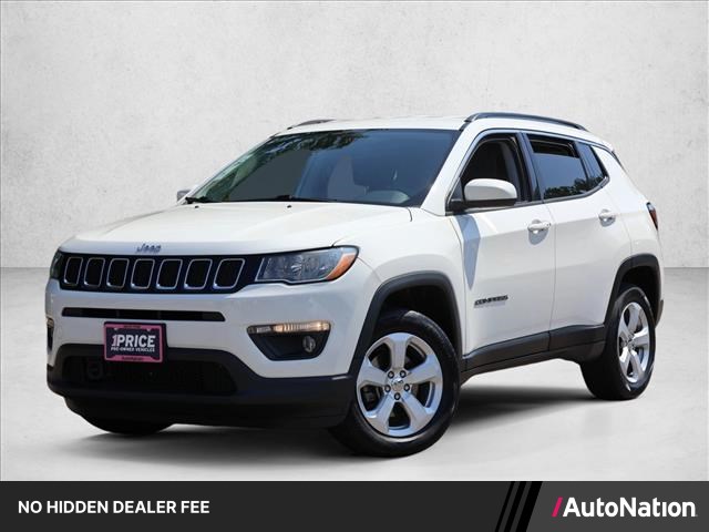 White Clearcoat 2021 Jeep Compass SUV / Crossover Four-Wheel Drive 9-Speed Automatic