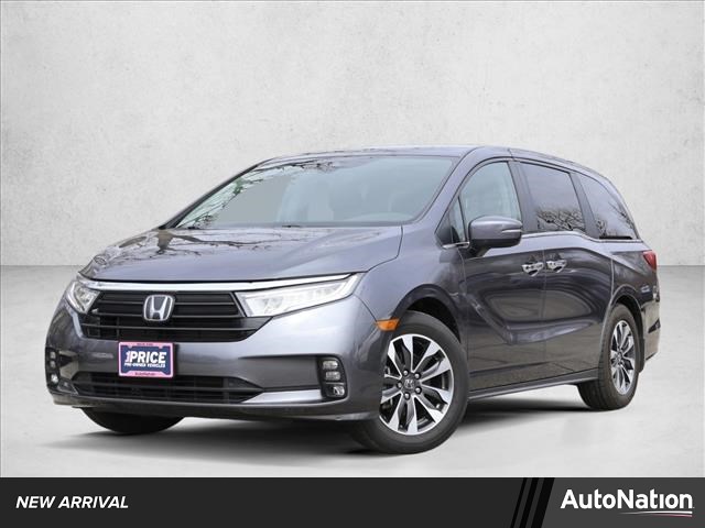 Gray (Modern Steel Metal) 2021 Honda Odyssey EX-L FWD Minivan Front-Wheel Drive Automatic