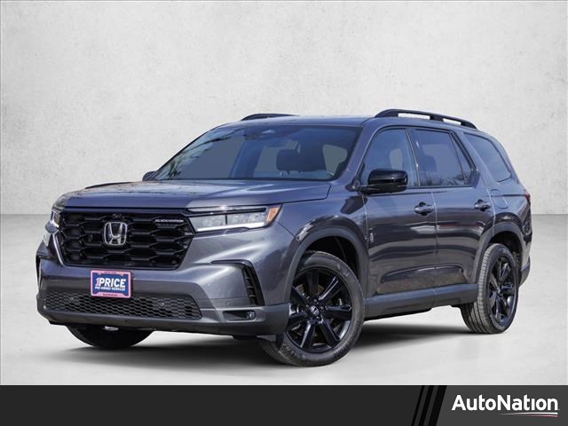 Gray (Modern Steel Metallic) 2025 Honda Pilot Black Edition AWD SUV / Crossover All-Wheel Drive Automatic