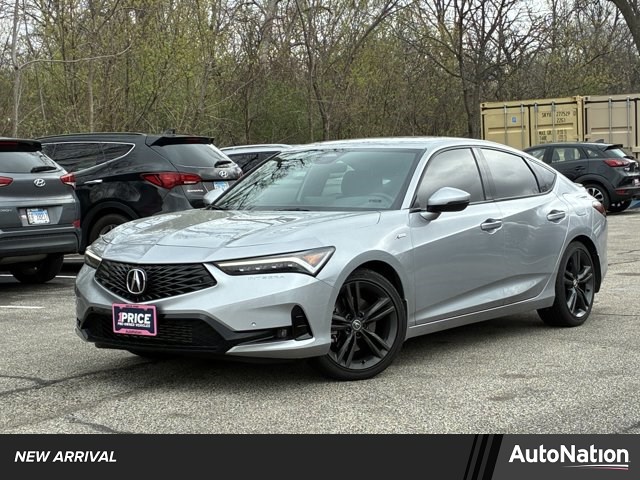 Silver/Gray 2024 Acura Integra FWD with Technology and A-SPEC Package Sedan Front-Wheel Drive Automatic
