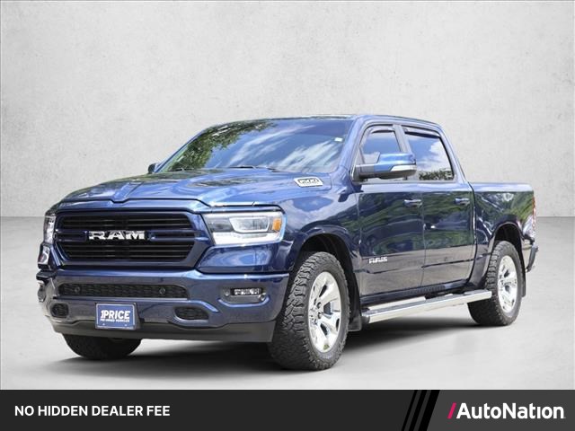 Patriot Blue Pearlcoat 2019 RAM 1500 Big Horn Crew Cab 4WD Pickup Truck Four-Wheel Drive 8-Speed Automatic