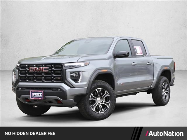 Sterling Metallic 2025 GMC Canyon AT4 Crew Cab 4WD Pickup Truck Four-Wheel Drive 8-Speed Automatic