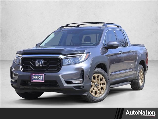 Silver/Gray 2022 Honda Ridgeline RTL-E AWD Pickup Truck All-Wheel Drive 6-Speed Automatic