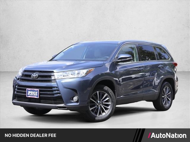 Shoreline Blue Pearl 2019 Toyota Highlander SUV / Crossover All-Wheel Drive Automatic