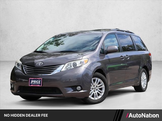 Predawn Gray Mica 2012 Toyota Sienna Minivan Front-Wheel Drive Automatic