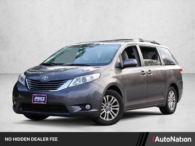 Predawn Gray Mica 2012 Toyota Sienna Minivan Front-Wheel Drive Automatic