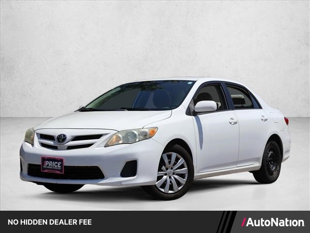 White 2012 Toyota Corolla Sedan Front-Wheel Drive Automatic