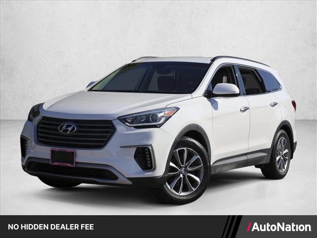 Monaco White 2018 Hyundai Santa Fe SUV / Crossover All-Wheel Drive Automatic