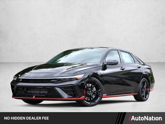 Abyss Black 2026 Hyundai Elantra N Sedan Front-Wheel Drive Manual