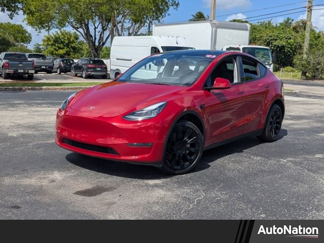 Red 2023 Tesla Model Y Long Range AWD SUV / Crossover All-Wheel Drive Automatic