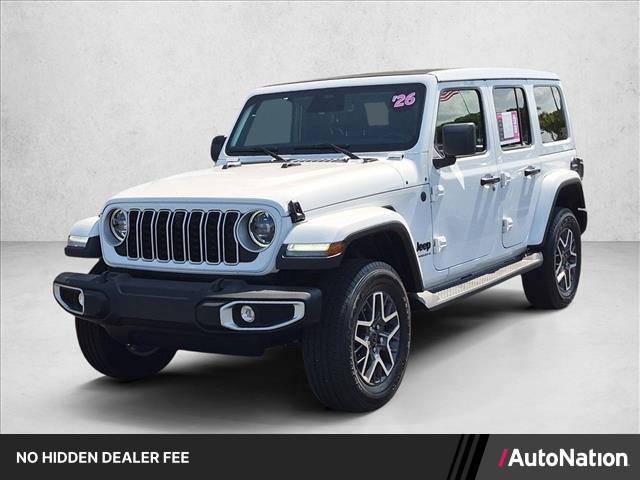 Bright White Clearcoat 2026 Jeep Wrangler SUV / Crossover Four-Wheel Drive 8-Speed Automatic
