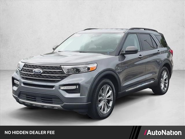 Carbonized Gray Metallic 2023 Ford Explorer SUV / Crossover Rear-Wheel Drive Automatic