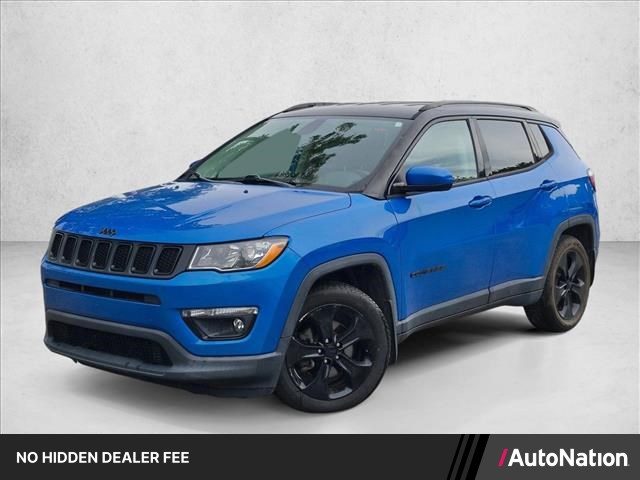 Laser Blue Pearlcoat 2020 Jeep Compass SUV / Crossover Front-Wheel Drive 6-Speed Automatic