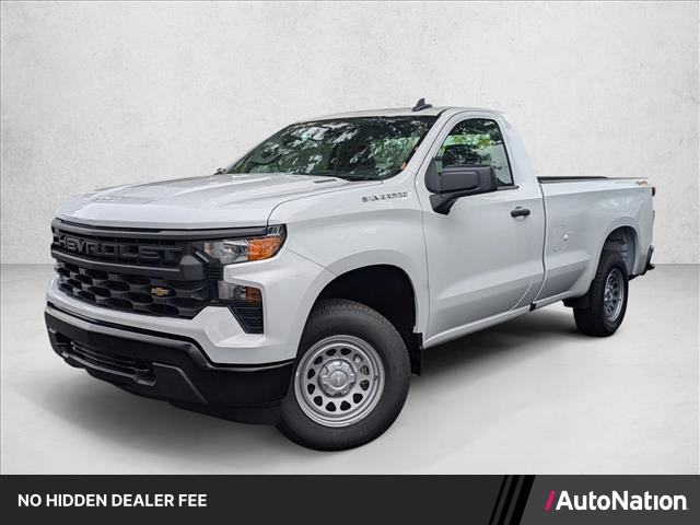Summit White 2026 Chevrolet Silverado 1500 Pickup Truck Four-Wheel Drive 8-Speed Automatic