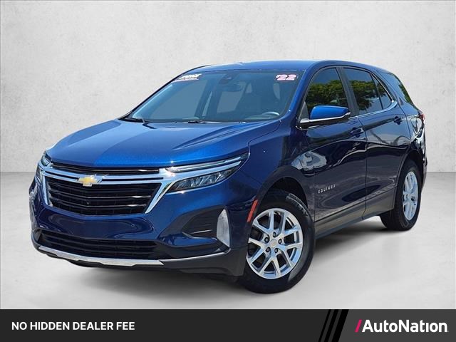 Blue Glow Metallic 2022 Chevrolet Equinox LT FWD with 1LT SUV / Crossover Front-Wheel Drive 6-Speed Automatic