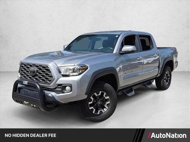Silver Sky Metallic 2021 Toyota Tacoma Pickup Truck Four-Wheel Drive Automatic