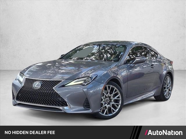 Nebula Gray Pearl 2019 Lexus RC Coupe Rear-Wheel Drive Automatic