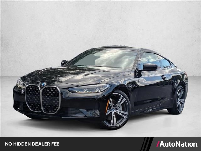 Jet Black 2021 BMW 4 Series 430i Coupe RWD Coupe Rear-Wheel Drive Automatic