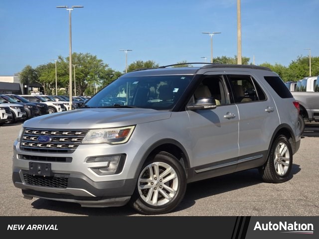Ingot Silver Metallic 2017 Ford Explorer XLT SUV / Crossover Front-Wheel Drive 6-Speed Automatic