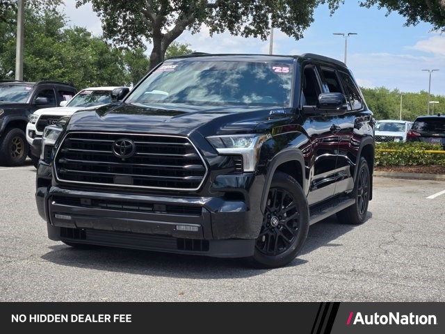 Black 2025 Toyota Sequoia Limited 4WD SUV / Crossover Four-Wheel Drive Automatic