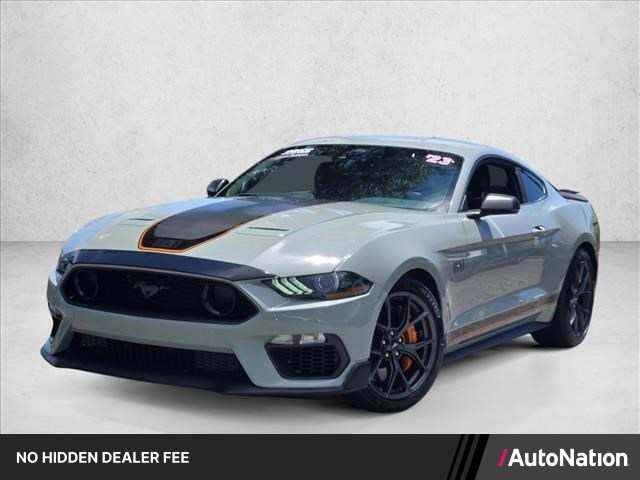 Fighter Jet Gray 2023 Ford Mustang Mach 1 Fastback RWD Coupe Rear-Wheel Drive Automatic