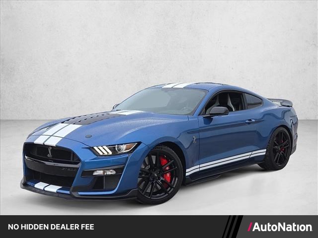 Ford Performance Blue Metallic 2020 Ford Mustang Shelby GT500 Coupe Rear-Wheel Drive 7-Speed Automatic