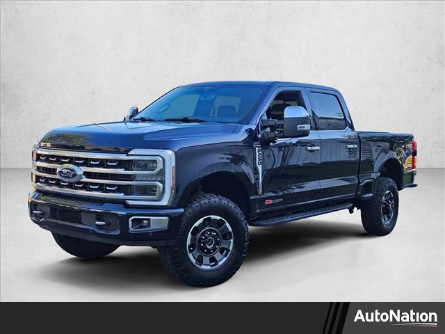 Antimatter Blue Metallic 2024 Ford F-250 Super Duty Platinum Crew Cab 4WD Pickup Truck Four-Wheel Drive Automatic