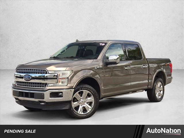 Stone Gray Metallic 2019 Ford F-150 Lariat SuperCrew 4WD Pickup Truck Four-Wheel Drive Automatic