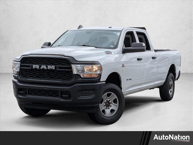 Bright White Clearcoat 2022 RAM 3500 Tradesman Crew Cab LB 4WD Pickup Truck Four-Wheel Drive 6-Speed Automatic