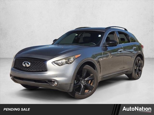 Gray (Graphite Shadow) 2017 INFINITI QX70 RWD SUV / Crossover Rear-Wheel Drive Automatic