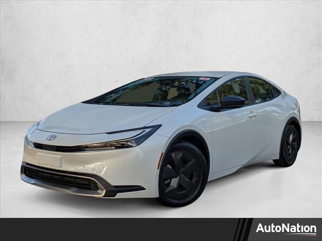 White 2025 Toyota Prius Plug-In Hybrid SE FWD Hatchback Front-Wheel Drive Automatic