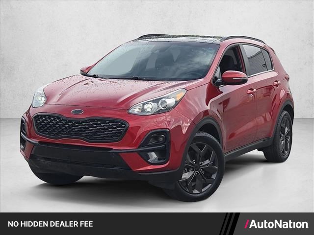 Hyper Red 2022 Kia Sportage SUV / Crossover All-Wheel Drive Automatic