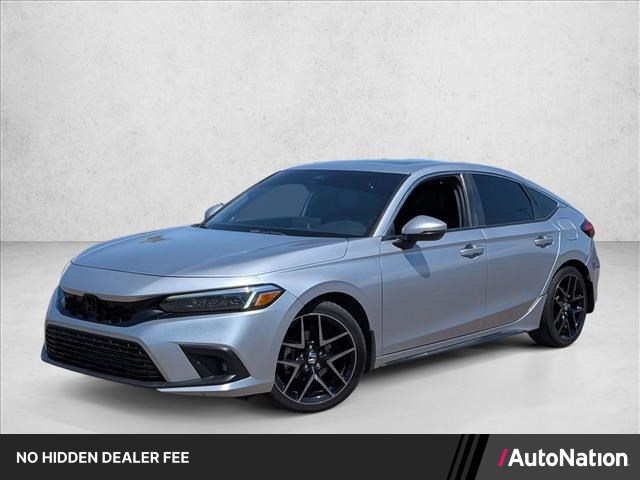 Silver 2022 Honda Civic Hatchback Hatchback Front-Wheel Drive Automatic