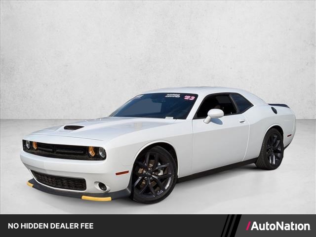 White Knuckle Clearcoat 2023 Dodge Challenger Coupe Rear-Wheel Drive 8-Speed Automatic