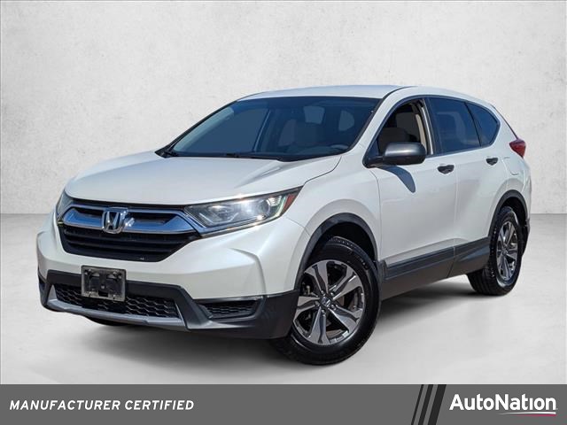 White 2018 Honda CR-V LX FWD SUV / Crossover Front-Wheel Drive Continuously Variable Transmission