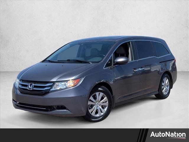 Silver/Gray 2016 Honda Odyssey EX-L FWD Minivan Front-Wheel Drive Automatic