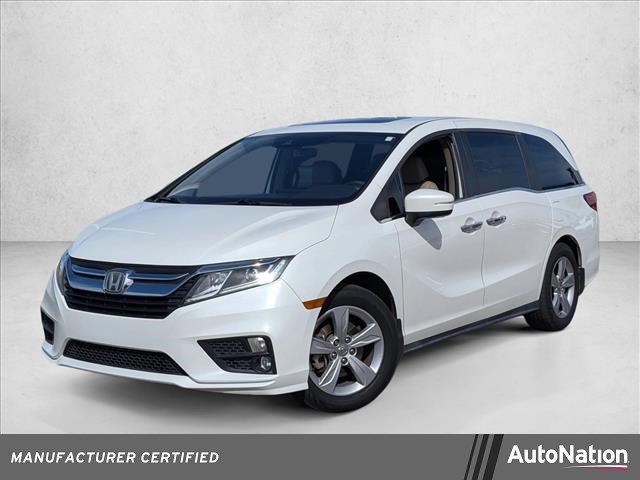 White 2020 Honda Odyssey EX-L FWD Minivan Front-Wheel Drive Automatic