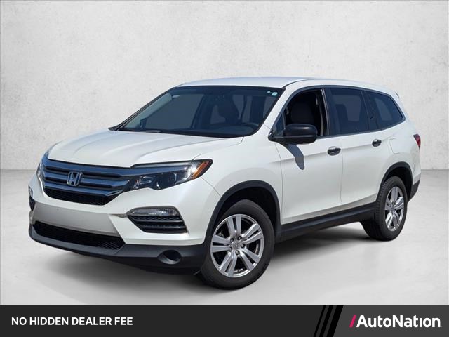 White Diamond Pearl 2018 Honda Pilot SUV / Crossover Front-Wheel Drive Automatic