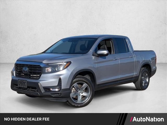 Lunar Silver Metallic 2023 Honda Ridgeline RTL AWD Pickup Truck All-Wheel Drive Automatic