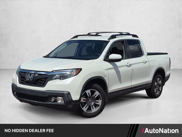 White 2017 Honda Ridgeline Pickup Truck All-Wheel Drive 6-Speed Automatic