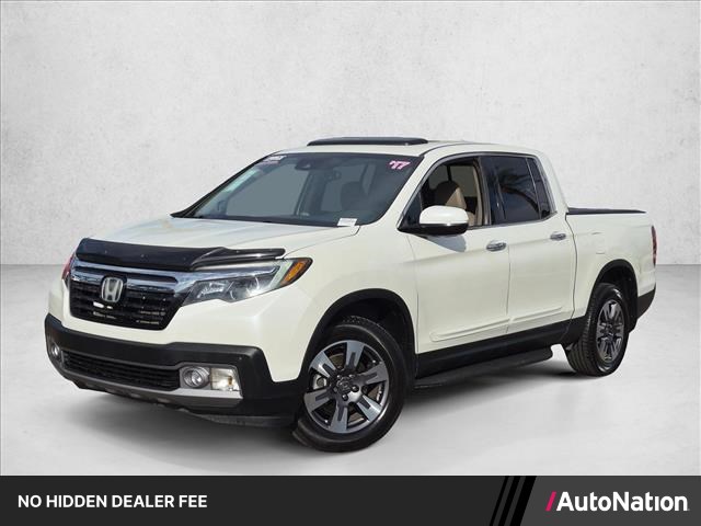 White Diamond Pearl 2017 Honda Ridgeline Pickup Truck All-Wheel Drive 6-Speed Automatic