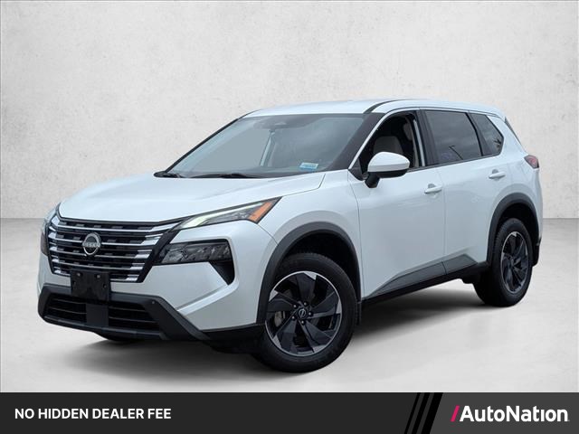 Everest White Pearl 2024 Nissan Rogue SUV / Crossover Front-Wheel Drive Automatic