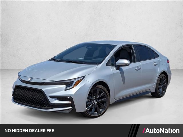 Classic Silver Metallic 2024 Toyota Corolla Sedan Front-Wheel Drive Automatic